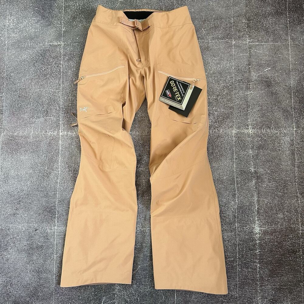 NWT Womens Arc'teryx Gore Tex Sentinel Hazelnut Winter Snowboard Ski Pants Sz 10